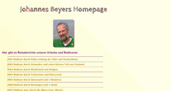 Desktop Screenshot of johannesbeyer.de